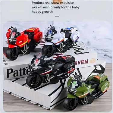 CHILDREN'S TOY MOTORCYCLE INERTIAL SIMULATION